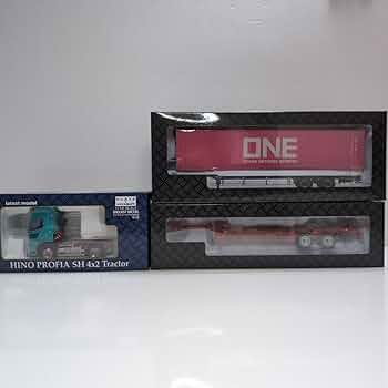 プラッツ× ケンクラフト 日野プロフィア   ONE海上コンテナトレーラーセット Amazon.co.jp: プラッツ ケンクラフト 日野プロフィア 1/50 ONE